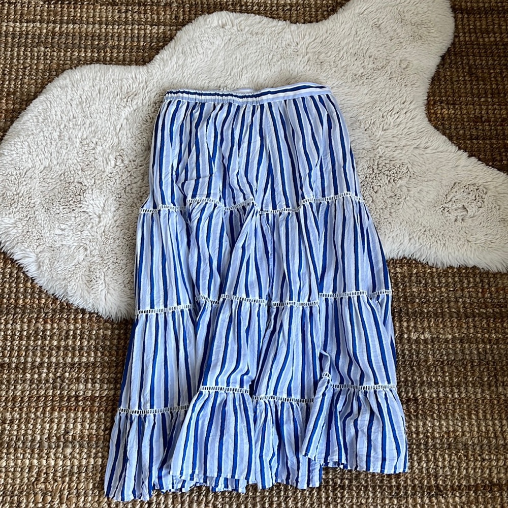 Tiered Midi Skirt